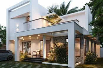 Mẫu biệt thự mini 2 tầng 60m2 cho tổ ấm nhỏ